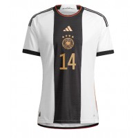 Fotbalové Dres Německo Jamal Musiala #14 Domácí MS 2022 Krátký Rukáv